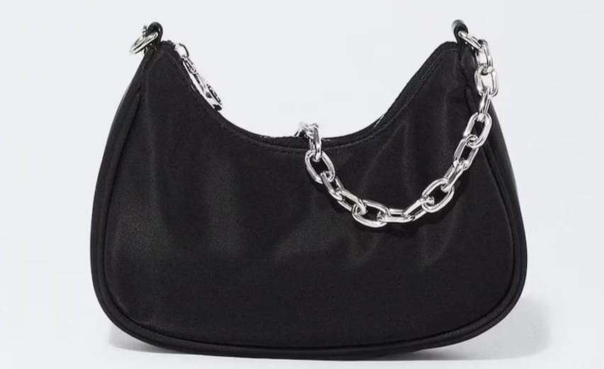 Bolso de hombro convertible a bandolera con cierre de cremallera (1)