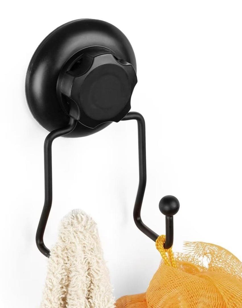 Percha doble con ventosas