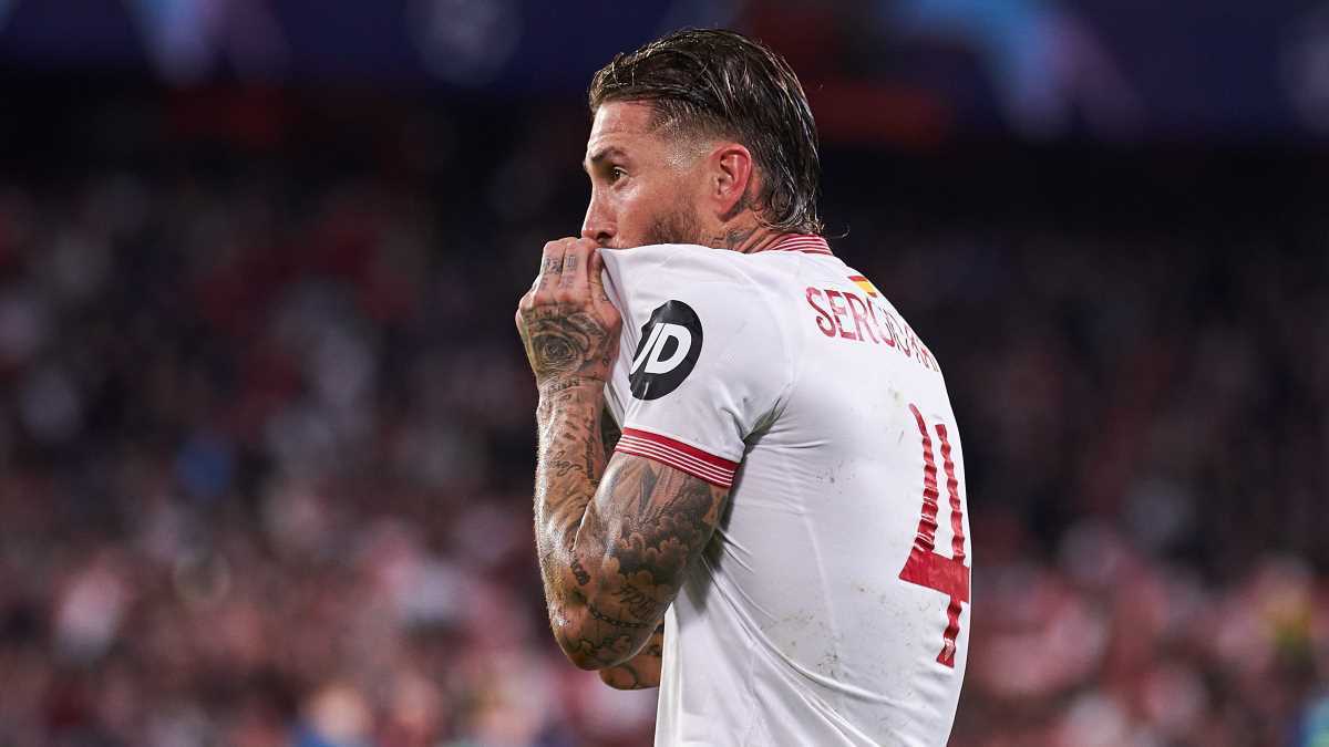 Sergio Ramos celebra su gol al PSV | Foto: Salvador López para El MIRA