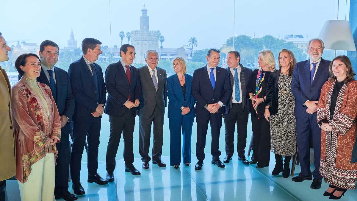 Asistentes a la conferencia ‘Jerez, destino de oportunidades’ en el l Foro de la Cámara de Comercio de Sevilla | Foto: Salva López para El MIRA