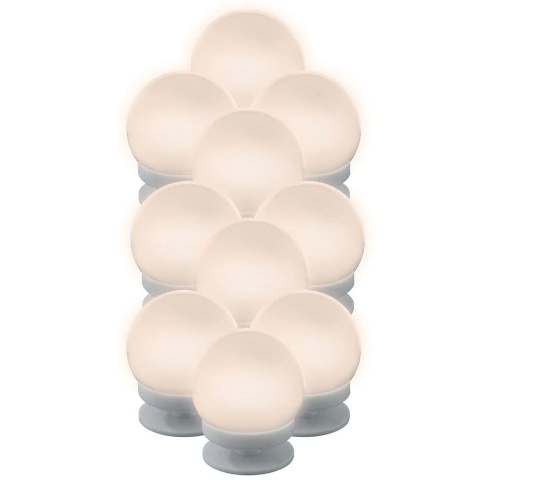 Lámpara con bombillas LED para el espejo en Lidl