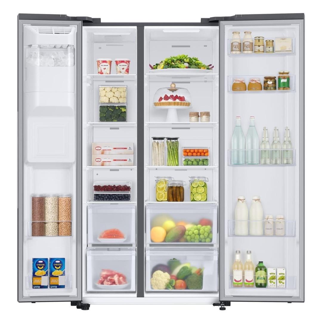 Frigorífico Americano No Frost SBS Samsung F Inox en Carrefour