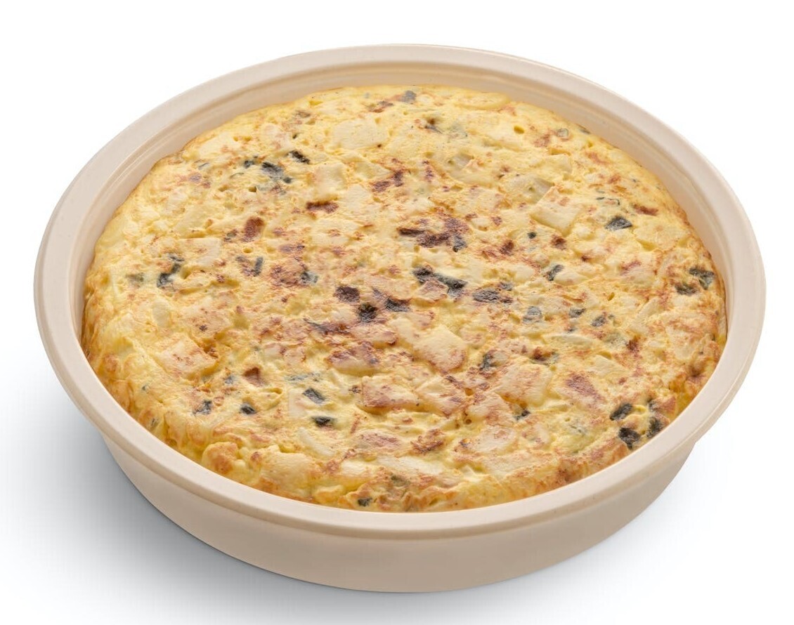 Tortilla de patata con calabacín