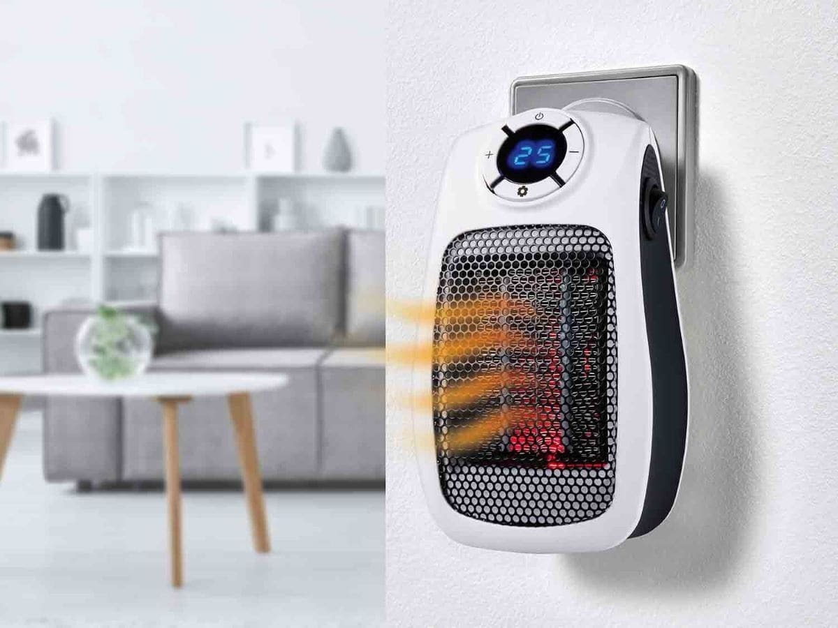 Calefactor cerámico de enchufe de 600 W