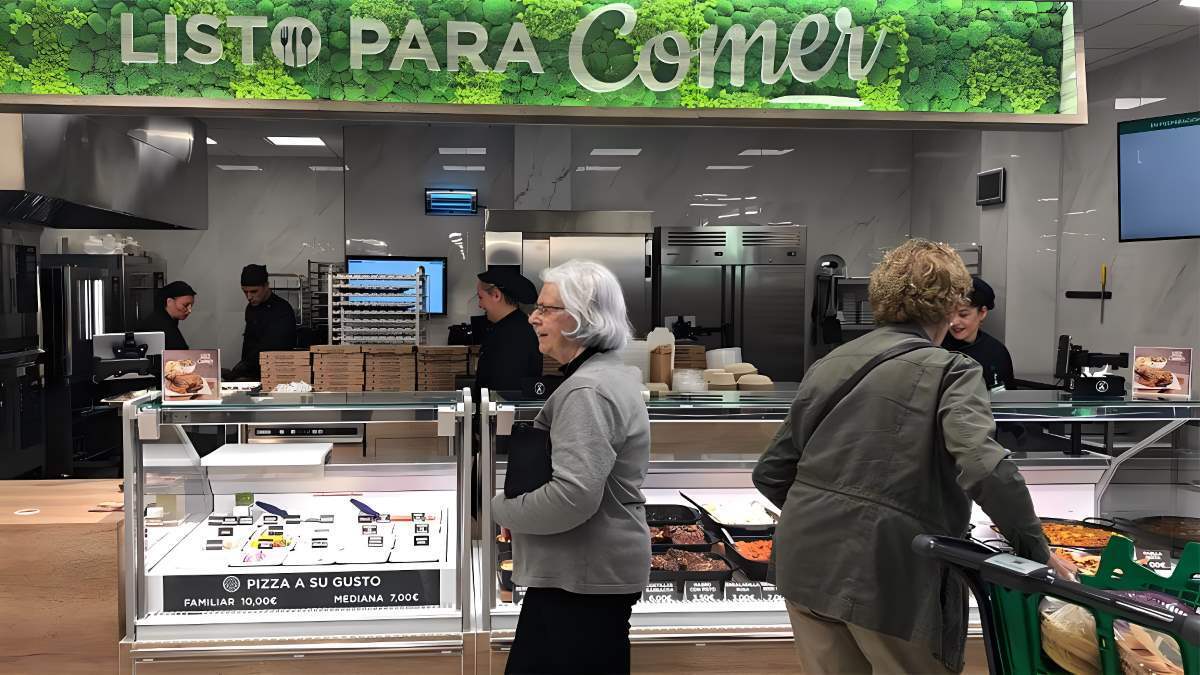 Sección Listo para Comer de platos preparados de Mercadona