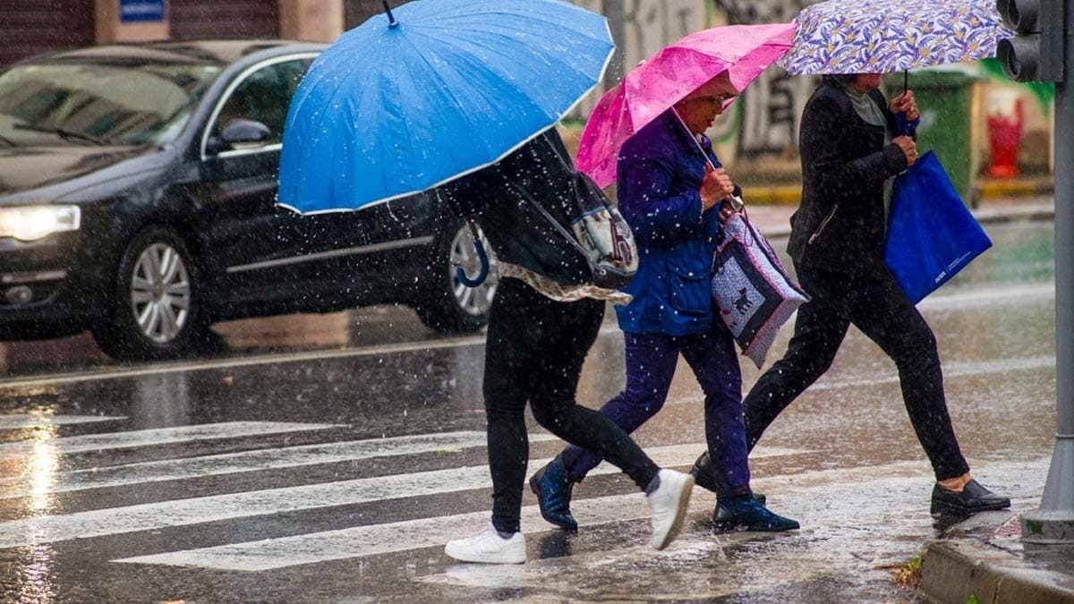 La lluvia llega desatada a Andalucía. Primeras incidencias y previsión para los próximos días