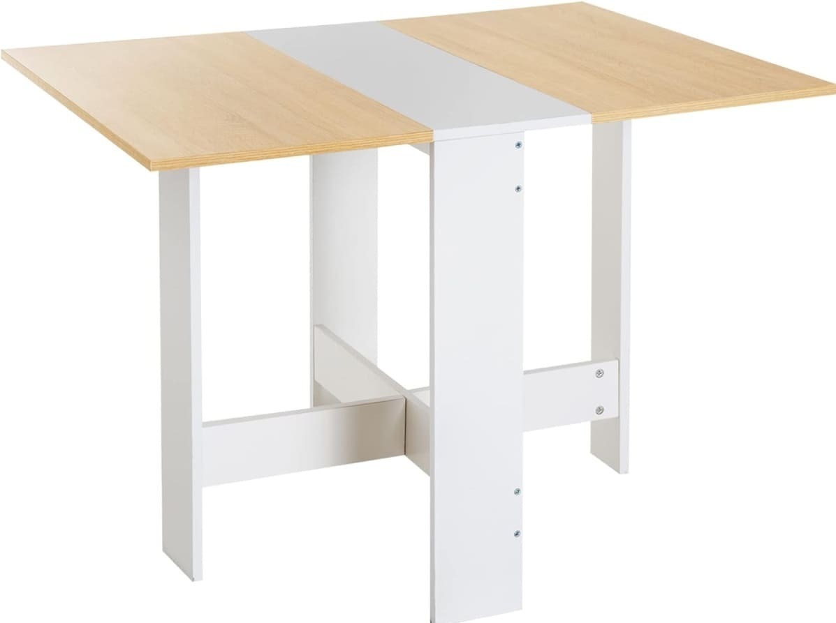 Mesa plegable con alas abatibles de la firma ACED en Amazon