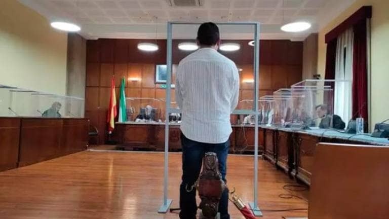 El acusado, durante un momento del juicio