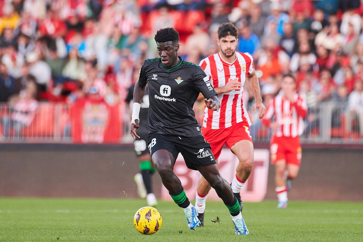 Assane Diao en el UD Almería - Real Betis | Salvador López Medina para El MIRA