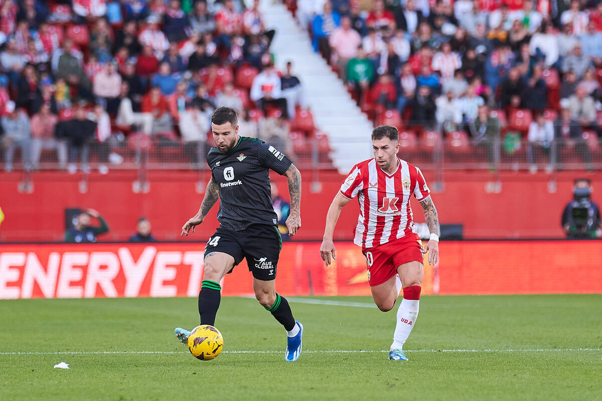 Aitor Ruibal en el UD Almería - Real Betis | Salvador López Medina para El MIRA