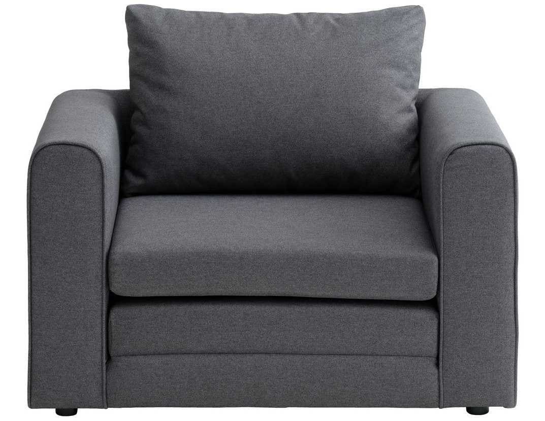 Sillón cama SKILLEBEKK tela gris oscuro de JYSK