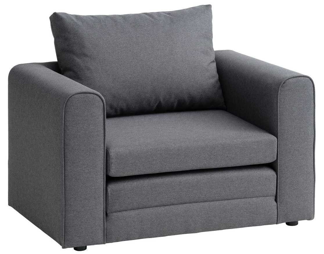 Sillón cama SKILLEBEKK tela gris oscuro de JYSK