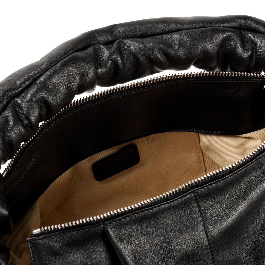 Bolso saca mediana de piel negra Tous Soft