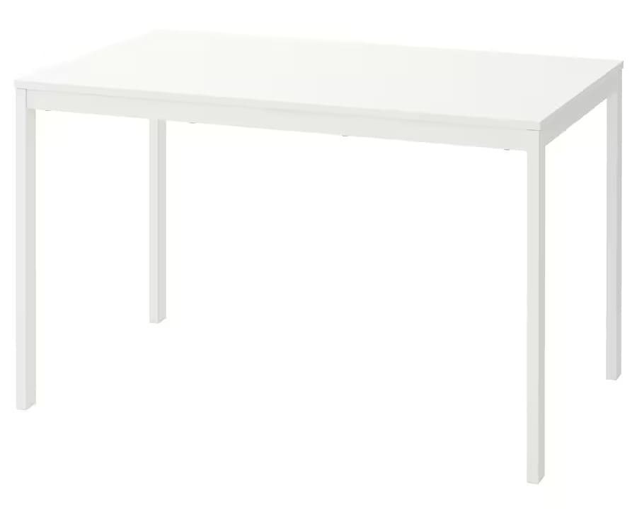 VANGSTA Mesa extensible de color blanco en Ikea