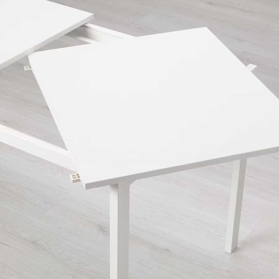 VANGSTA Mesa extensible de color blanco en Ikea
