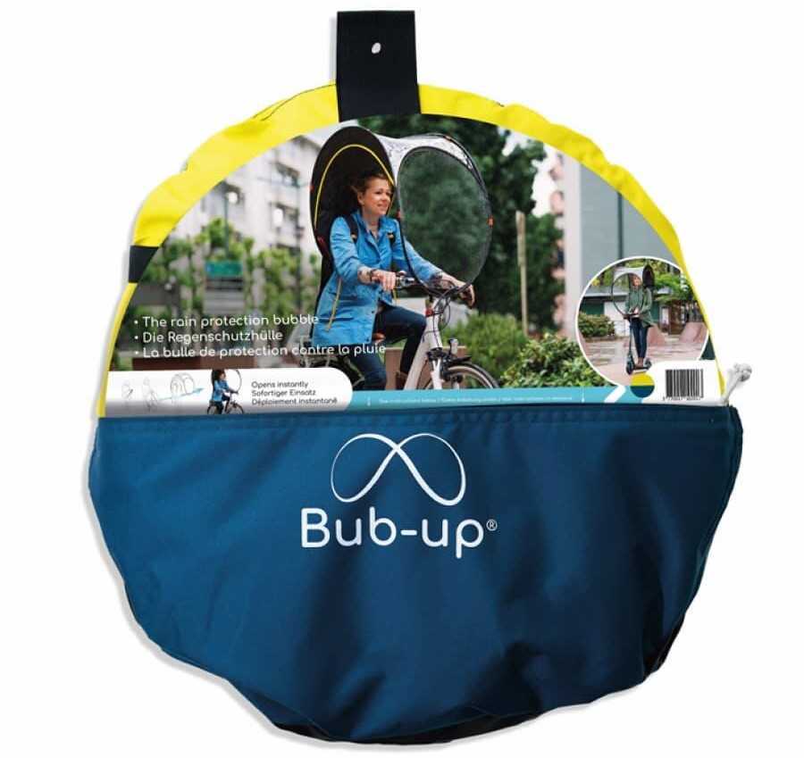 BUB-UP Protección de lluvia de la bicicleta que sustituye a la ropa de lluvia (poncho) de Decathlon