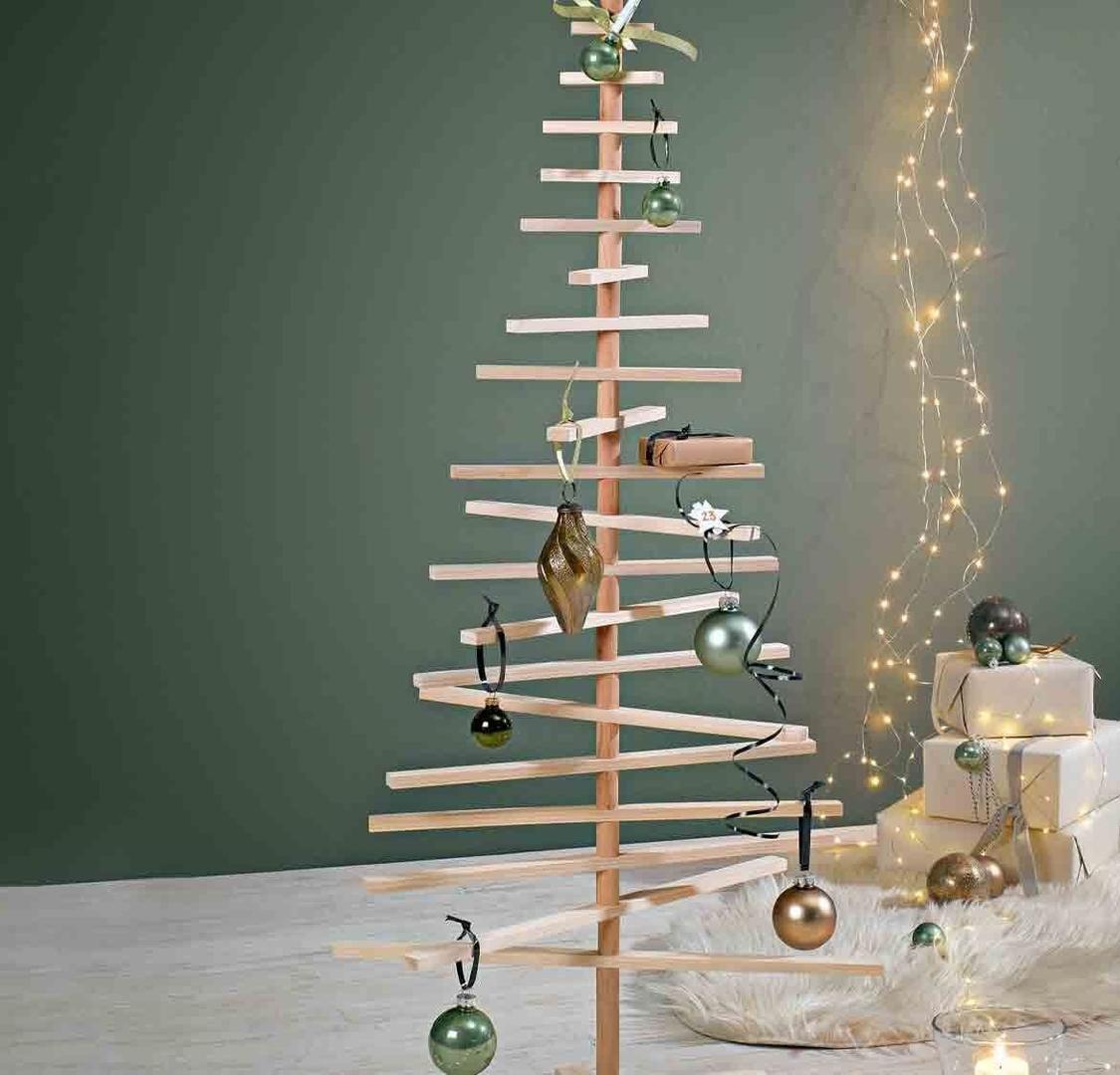 Árbol de navidad de madera Livarno Home