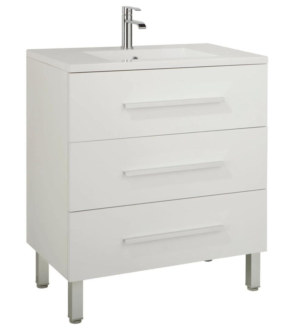 Mueble de baño con lavabo modelo Madrid de Leroy Merlin