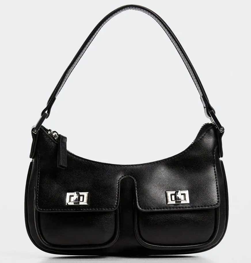 Bolso hombro bolsillos de Mango