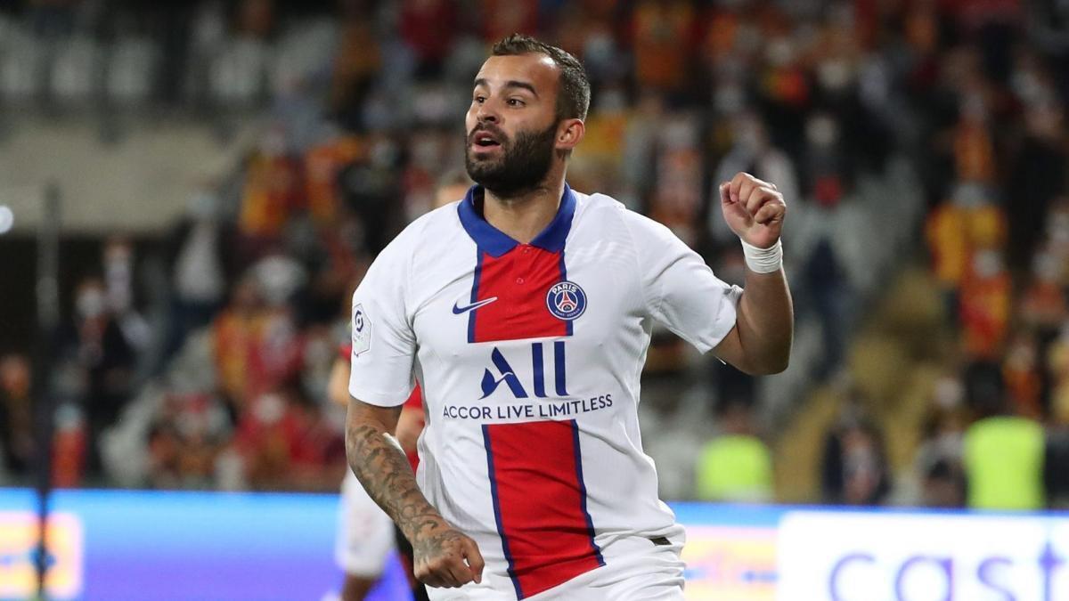 Jesé Rodríguez con la elástica del PSG