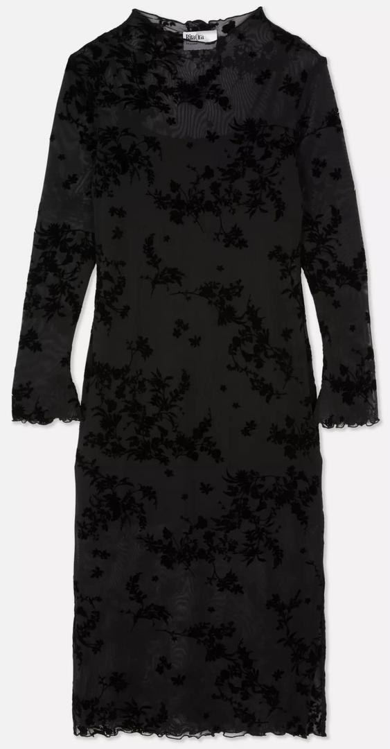 Vestido midi de malla con estampado de Rita Ora en Primark