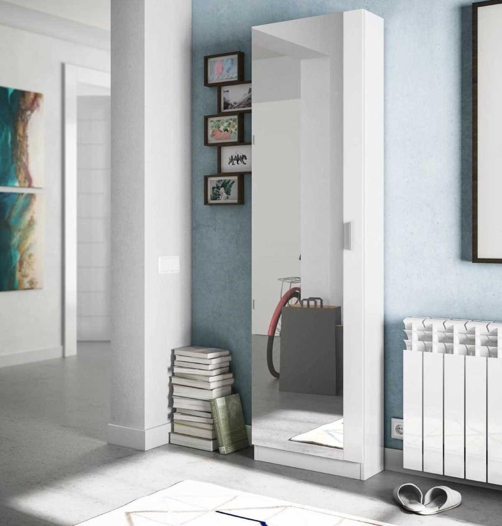 Zapatero blanco para 16 pares de 50x180x20 cm de Leroy Merlin