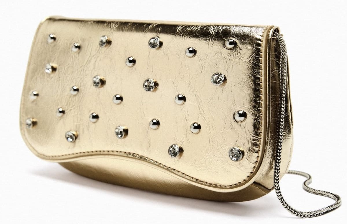 Bolso bandolera metalizado