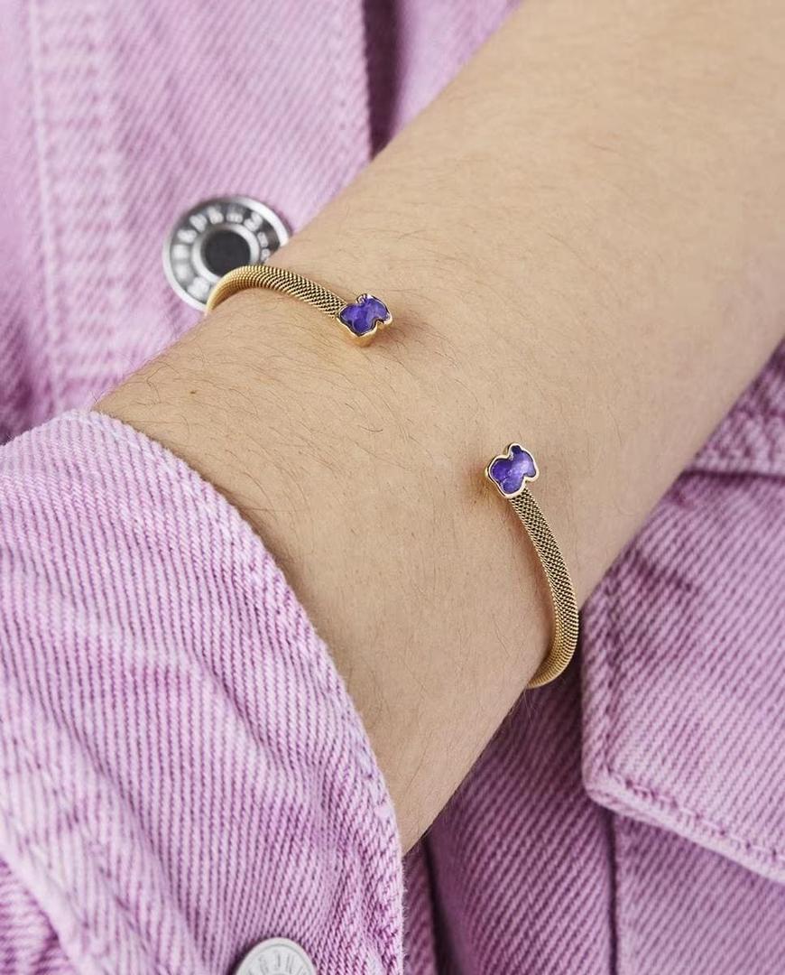 Pulsera Mesh con amatistas