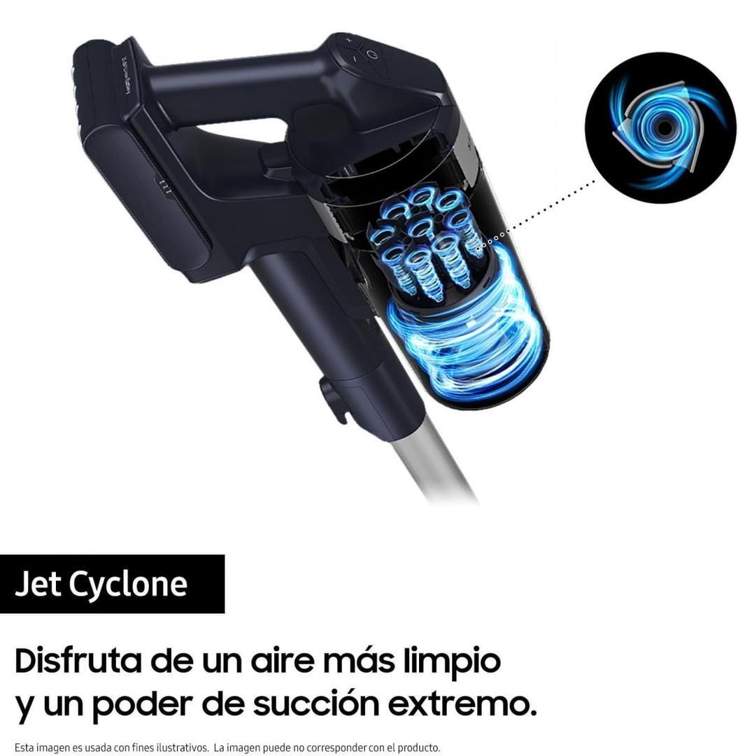 Aspirador escoba sin cable Samsung de 410 W 2 en 1 con 0,8 litros y autonomía de 40 minutos en Carrefour
