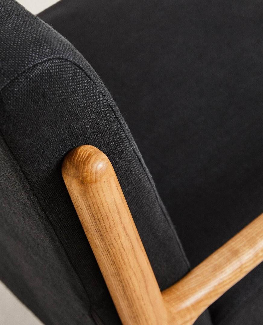 Butaca de fresno y lino de Zara Home