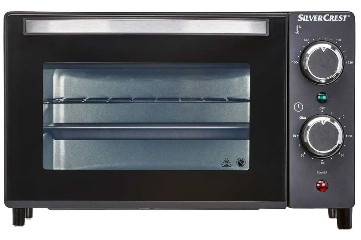 Mini horno de 800 W y con 9 litros en Lidl