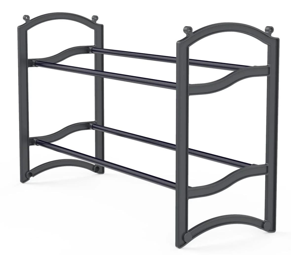 Zapatero apilable Basic metálico