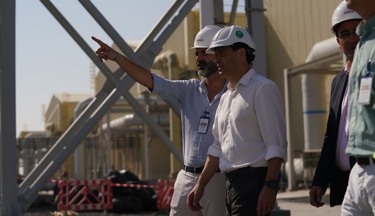 El presidente de la Junta de Andalucía, Juanma Moreno, durante su visita a Dubai