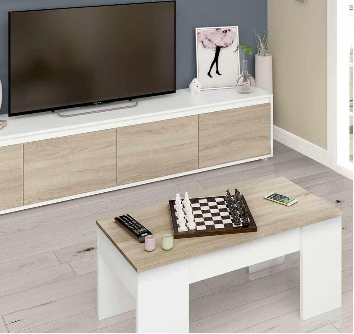 Mesa de centro elevable de Habitdesign en Amazon