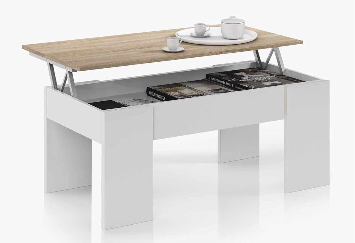 Mesa de centro elevable de Habitdesign en Amazon