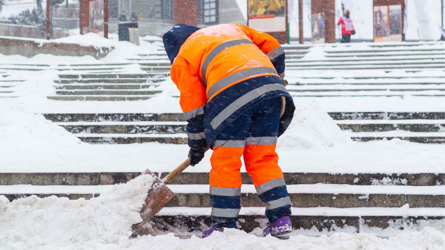 Frío y nieve antes de la Navidad