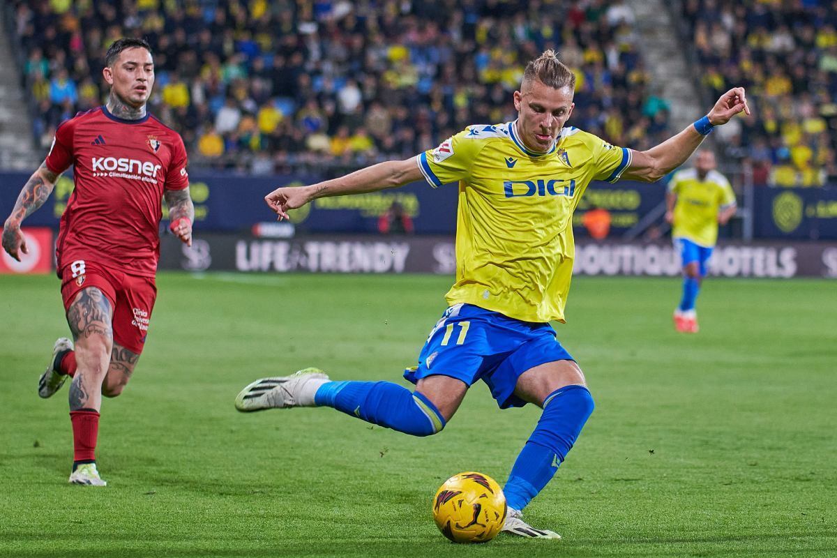 Iván Alejo en el Cádiz CF - CA Osasuna | Salvador López Medina para El MIRA
