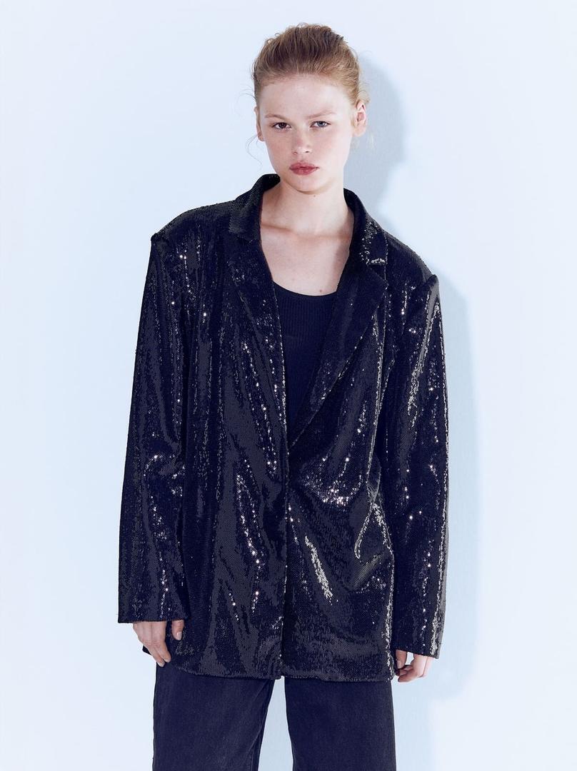 Chaqueta tipo blazer de lentejuelas de Parfois