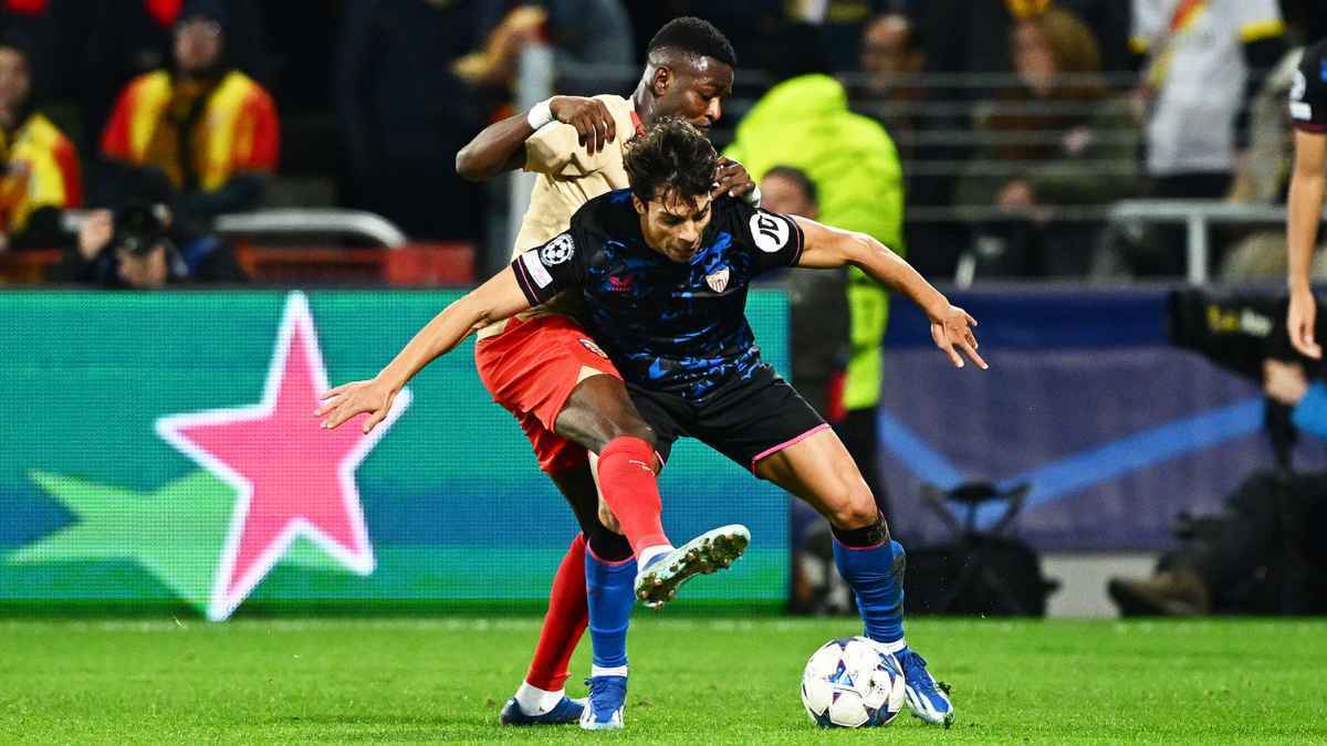 Óliver Torres en el Lens - Sevilla FC | Foto: RC Lens