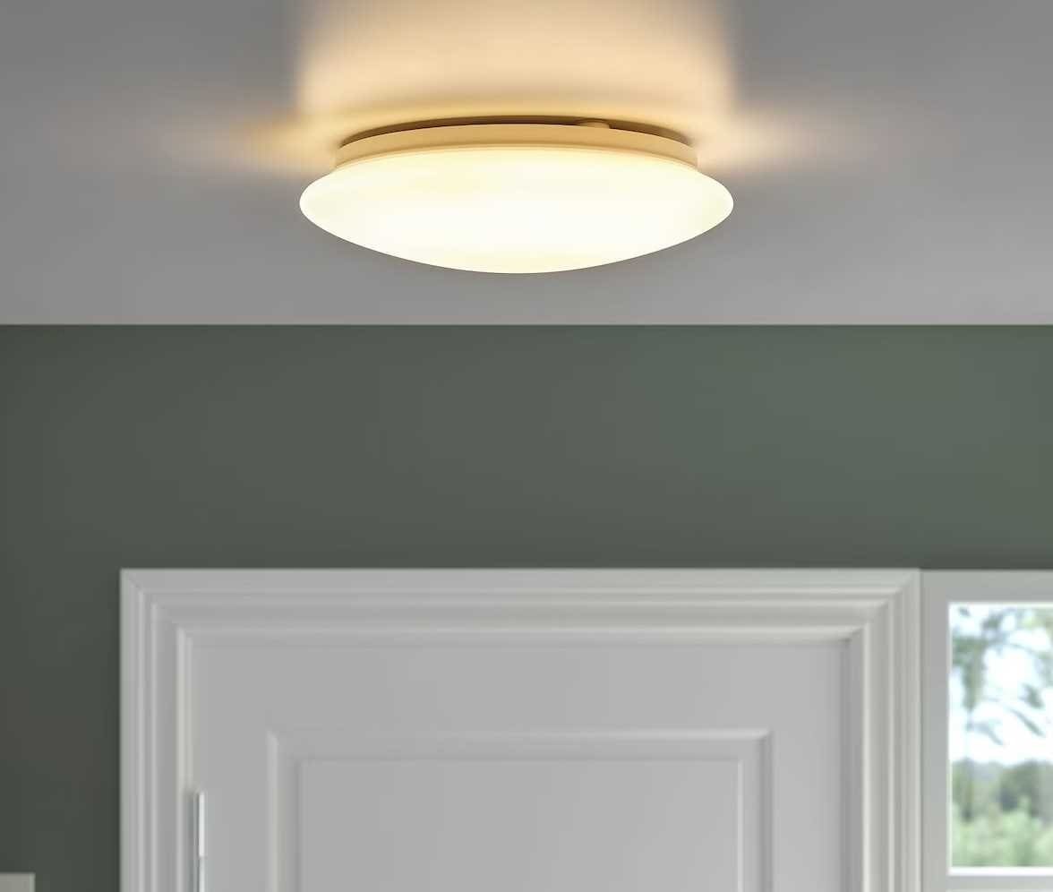 BARLAST LED lámpara techo pared, blanco, 25 cm de Ikea