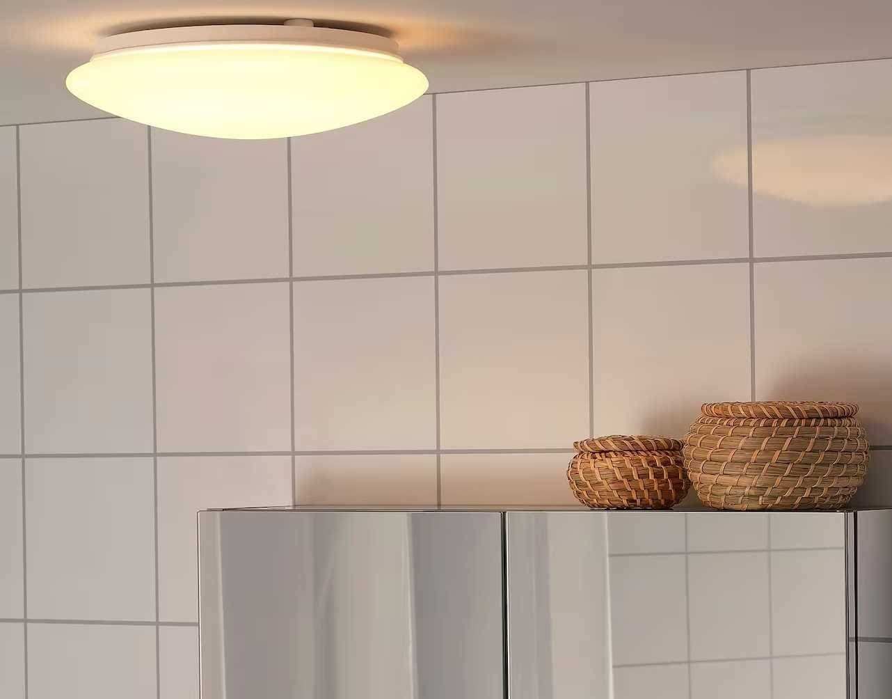 BARLAST LED lámpara techo pared, blanco, 25 cm de Ikea