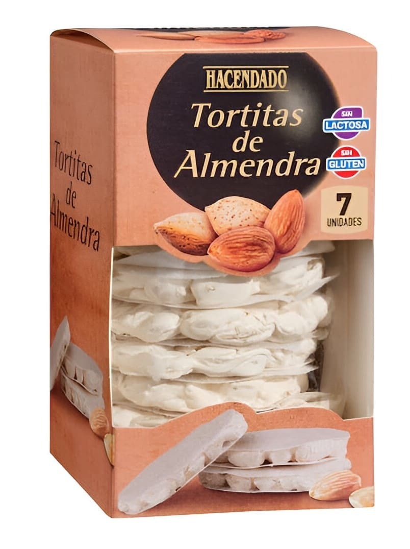 Tortitas de turrón de almendras calidad suprema