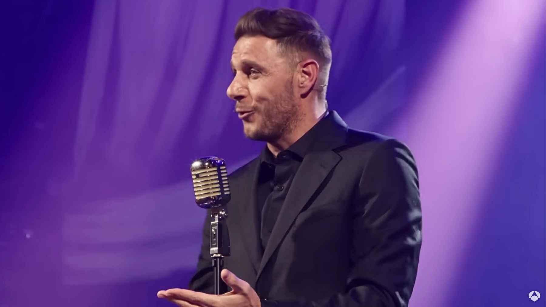 Joaquín durante su monólogo en 'Joaquín, el Novato'