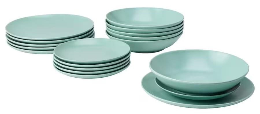 Vajilla de 18 piezas FÄRGKLAR