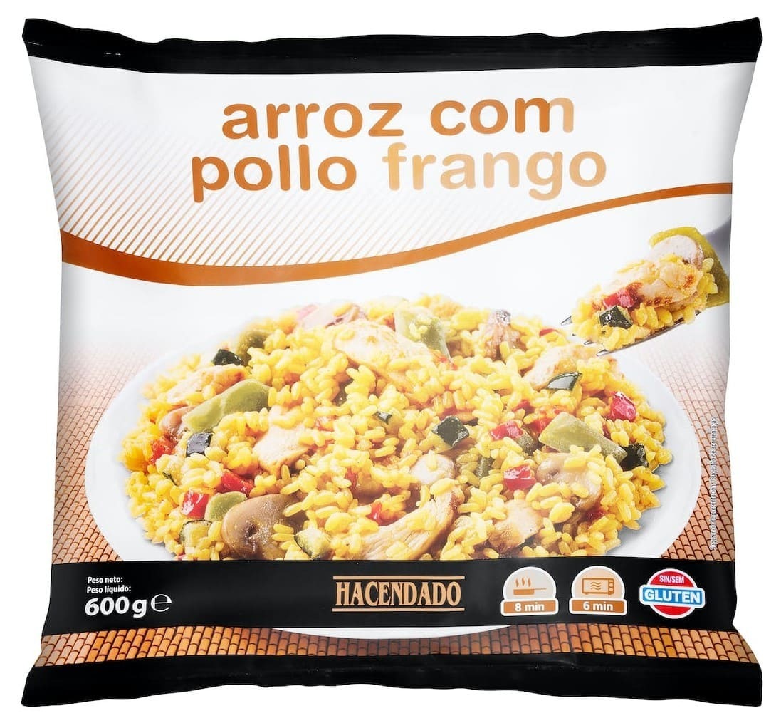Arroz con pollo ultracongelado