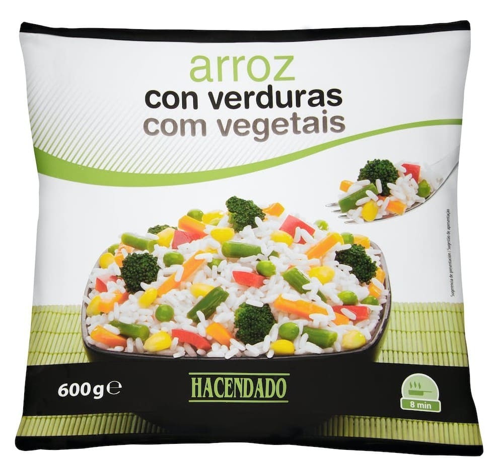 Arroz con verduras Hacendado