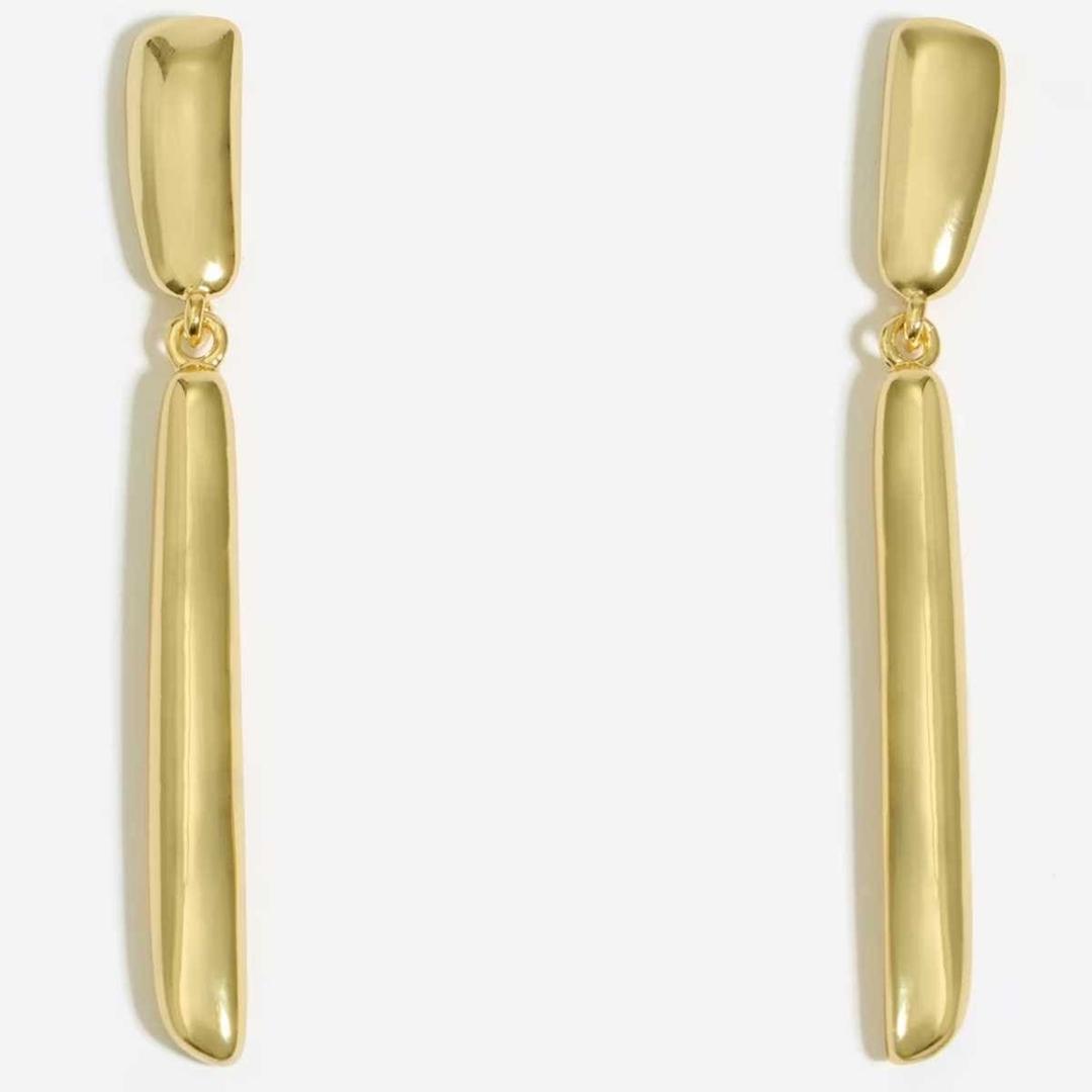 Bimba y Lola Pendientes fantasía maxi dorados de El Corte Inglés