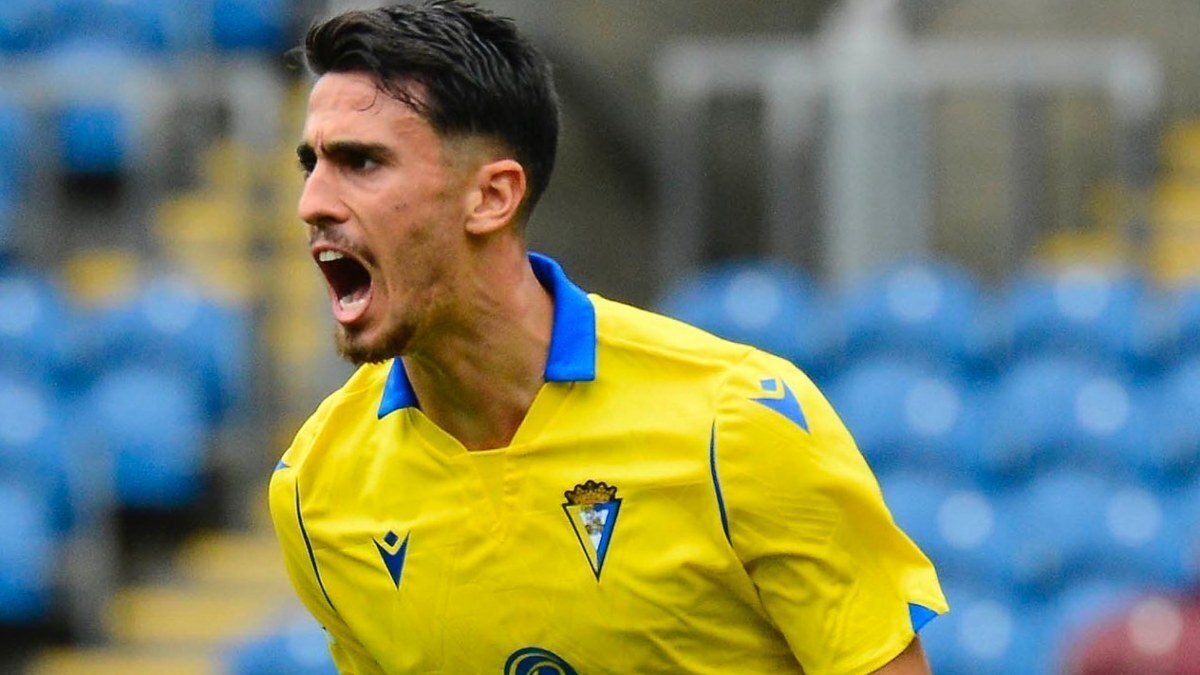 Martín Calderón con el Cádiz CF