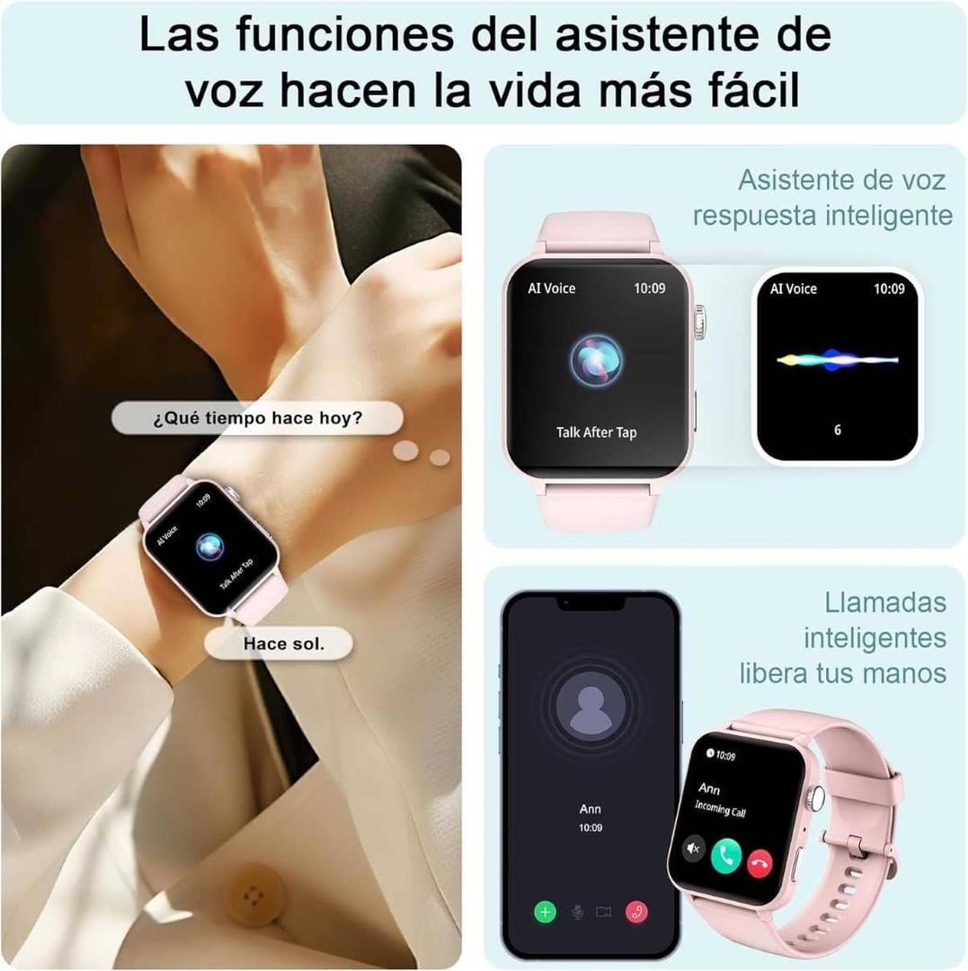 IOWODO R30Pro Reloj Inteligente Hombre Mujer Smartwatch de Amazon