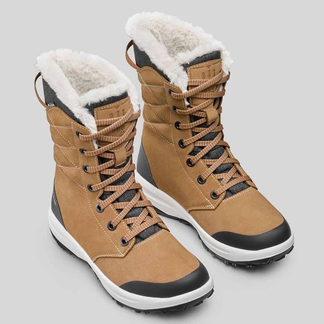 Botas de piel cálidas de Quechua en Decathlon